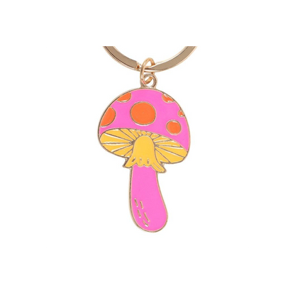 Funky Fungi Mushroom Keyring