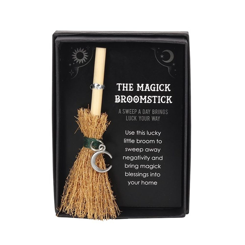 Crescent Moon Mini Magick Broomstick