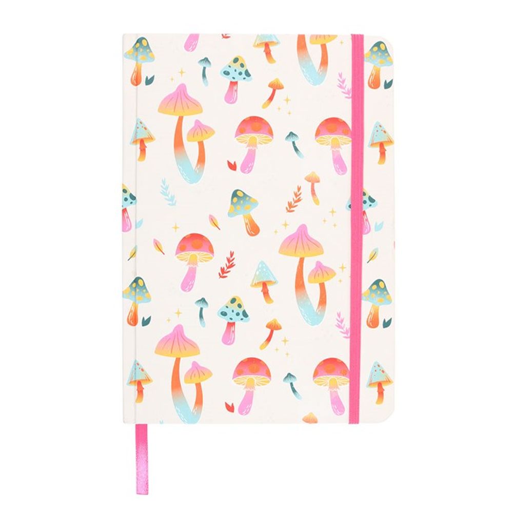 Funky Fungi Mushroom Print A5 Notebook