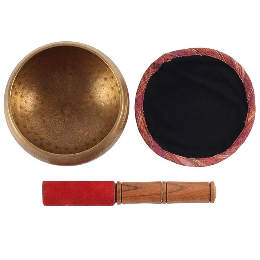 12cm Beaten Brass Singing Bowl