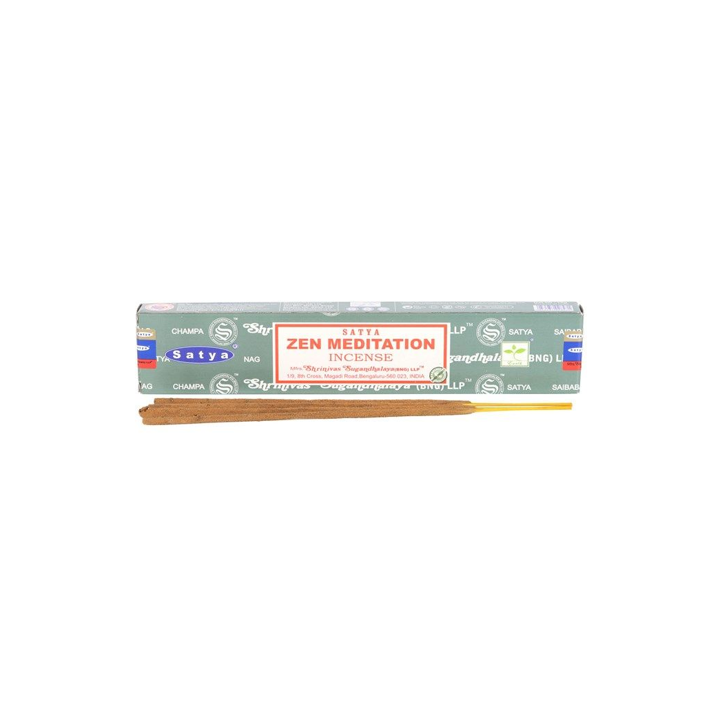 12 Packs of Zen Meditation Incense Sticks by Satya