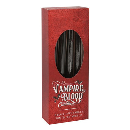 Set of 8 Vampire Blood Taper Candles