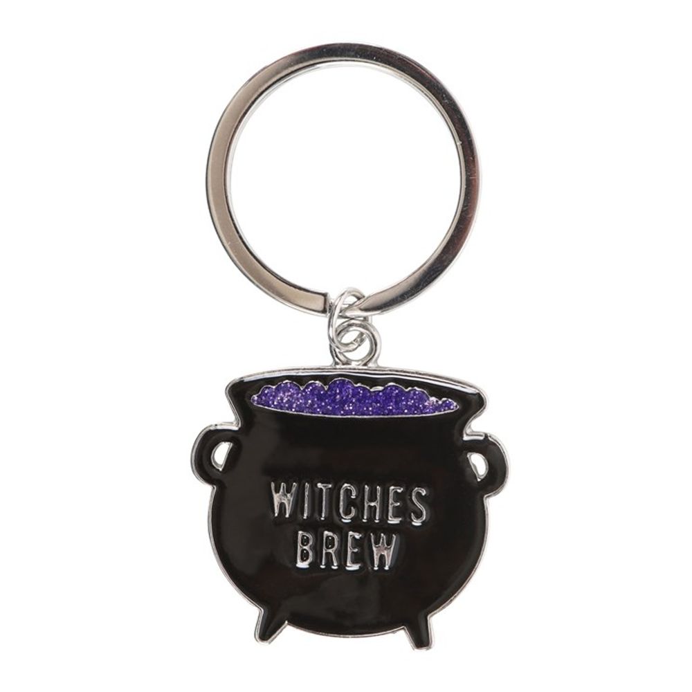 Witches Brew Cauldron Keyring