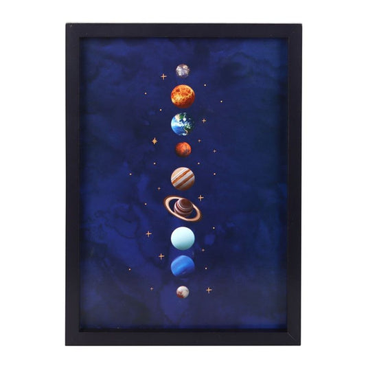 Solar System Framed Wall Print