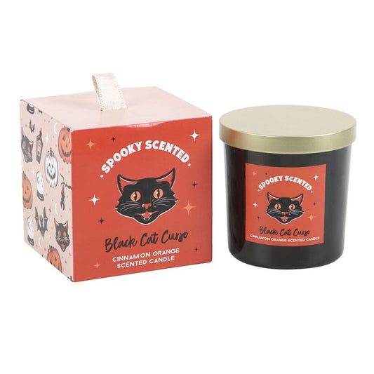 Black Cat Curse Cinnamon Orange Candle