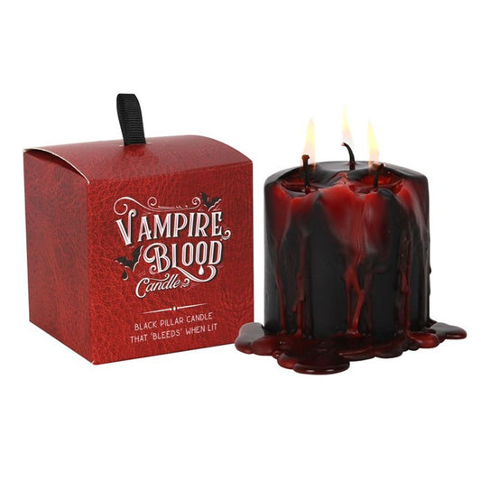 Small Vampire Blood Pillar Candle