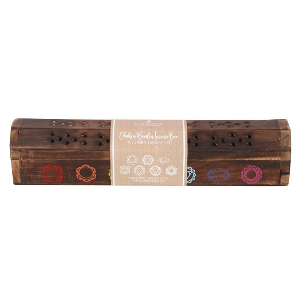 Chakra Wooden Mixed Incense Box Set