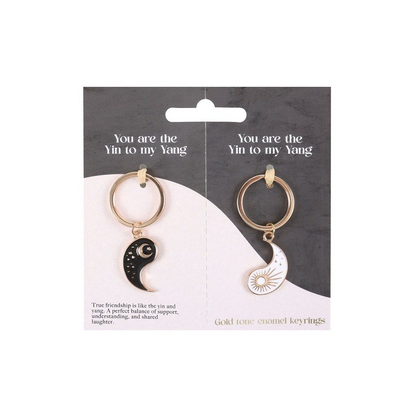 Pair of Yin Yang Best Friend Keyrings