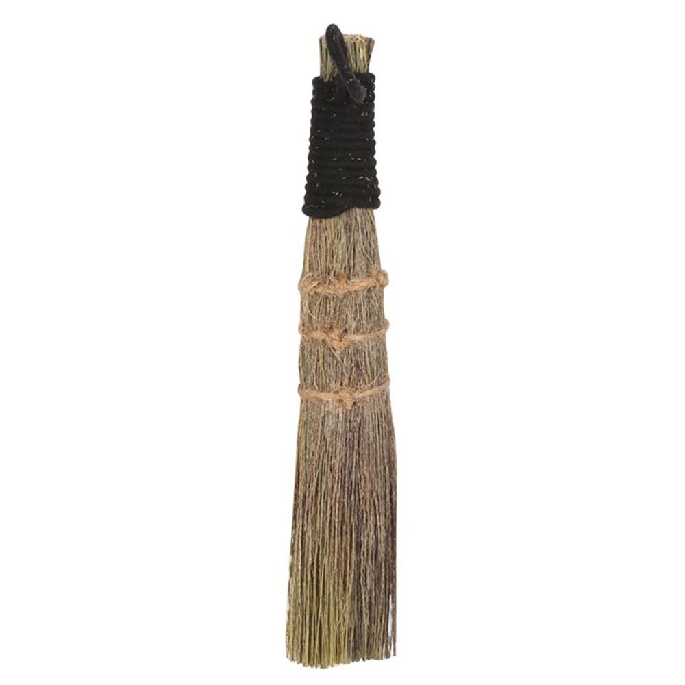 Broom with Hamsa Hand Charm
20cm