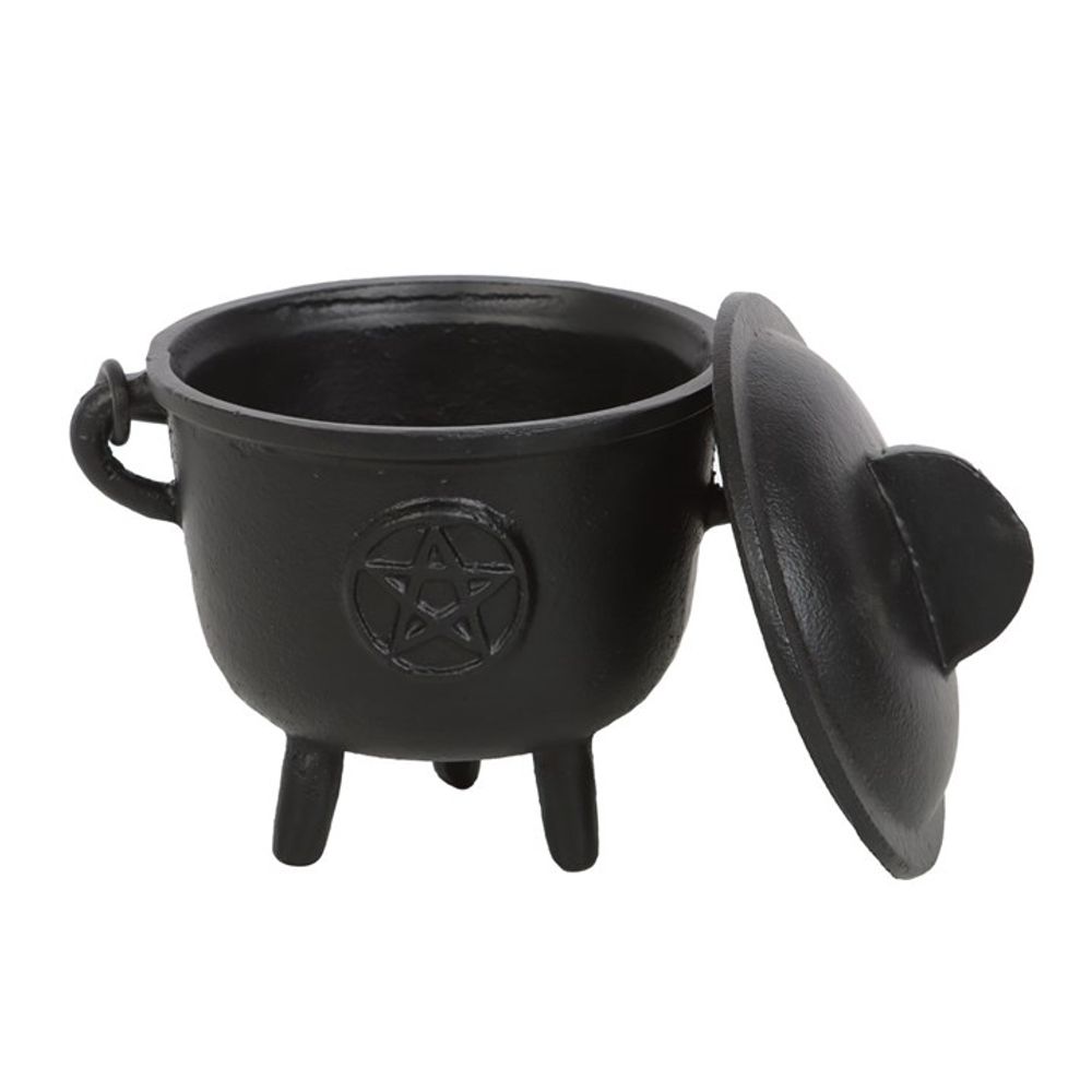 Cast Iron Cauldron with Pentagram