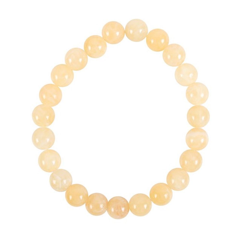 Solar Plexus Chakra Yellow Jade Gemstone Bracelet