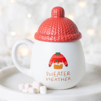 Sweater Weather Lidded Mug