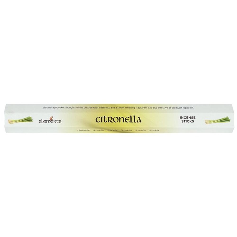 Set of 6 Packets of Elements Citronella Incense Sticks