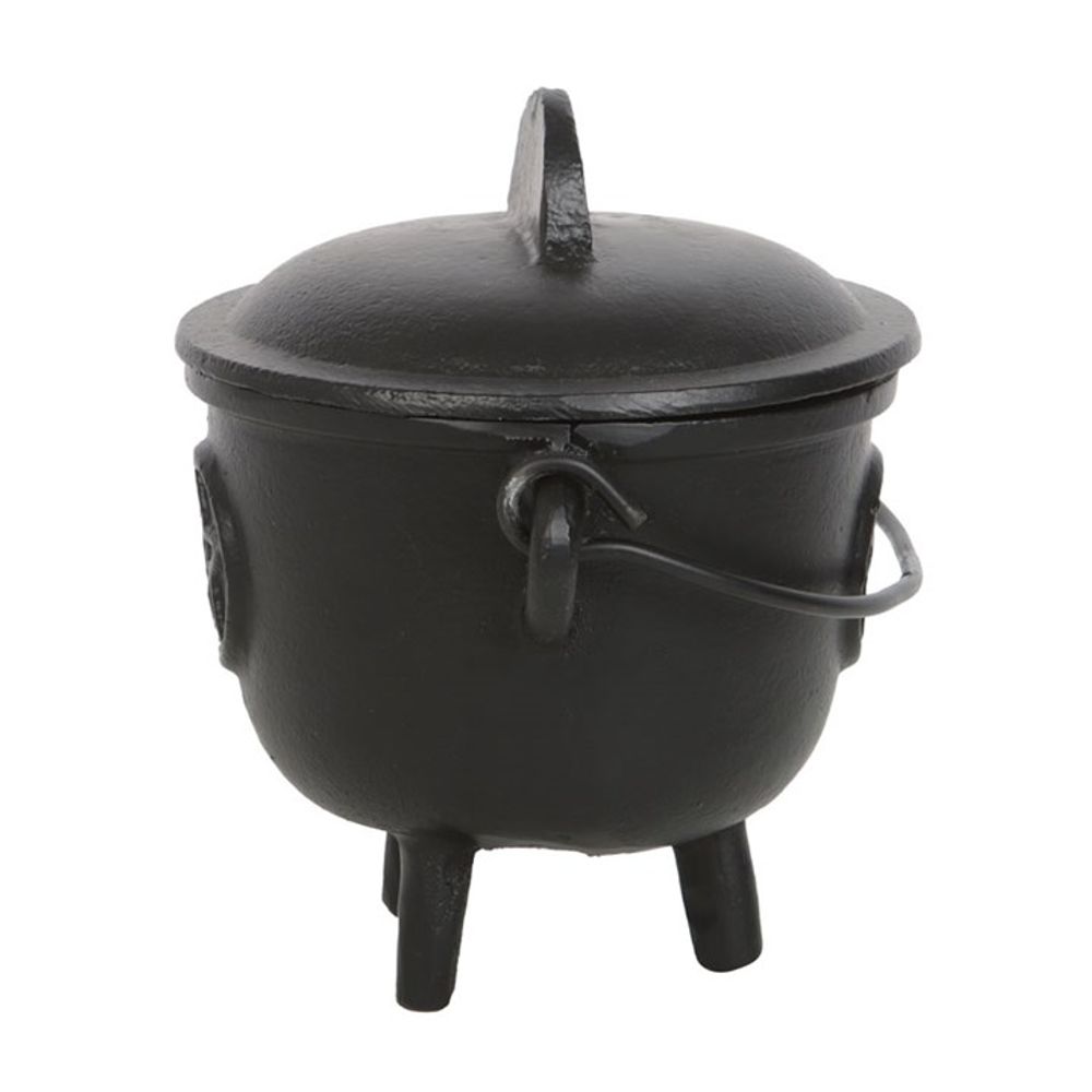 Cast Iron Cauldron with Pentagram