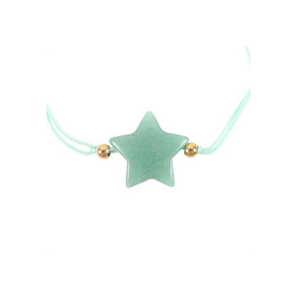 Shine Bright Aventurine Crystal Star Bracelet