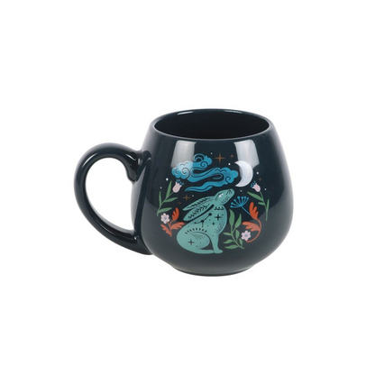 Midnight Hare Rounded Mug