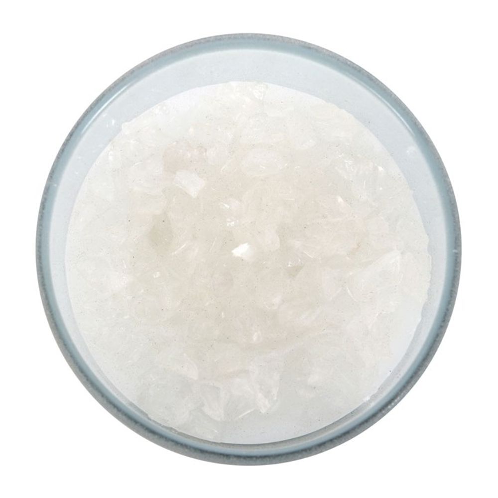 Positive Energy White Sage Crystal Chip Candle