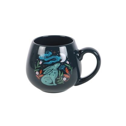 Midnight Hare Rounded Mug