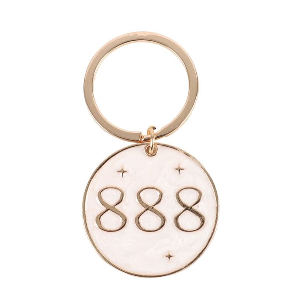 888 Angel Number Keyring