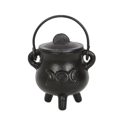 Cast Iron Cauldron with Triple Moon - 7.5cm