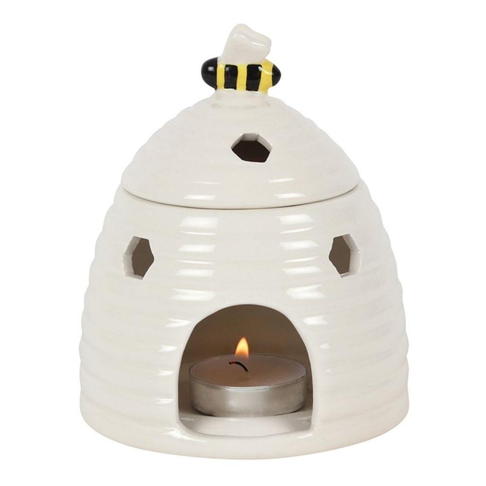 White Beehive Oil Burner