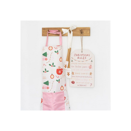 Sugarplum Fun Christmas Print Apron