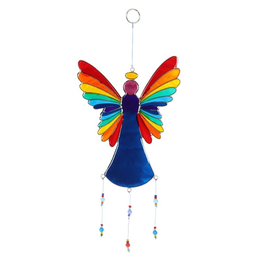 Rainbow Angel Suncatcher 38cm