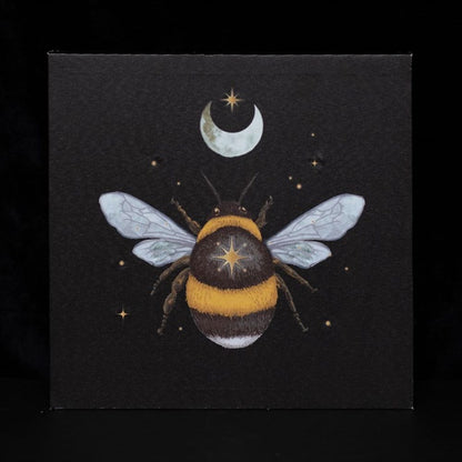 Forest Bee Light Up Canvas Plaque