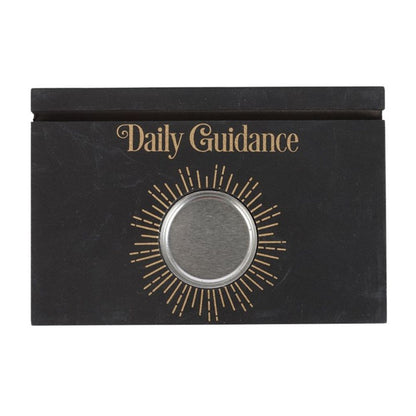 Black Daily Guidance Tarot Card Stand Tealight Holder