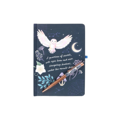 Night Owl Journal with Sodalite Pen